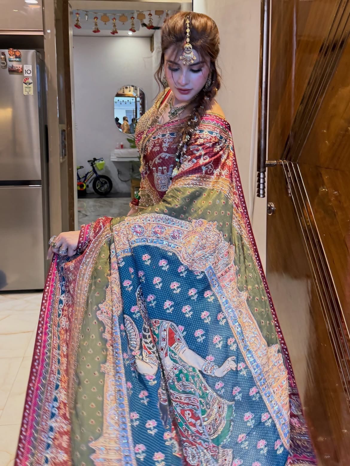 Celebrity Style Designer Saree by Vastra Designer (VD-111)